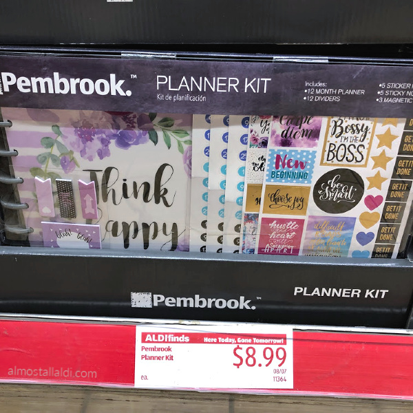 pembrook planners at aldi