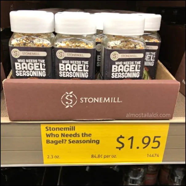 everything bagel seasoning at aldi