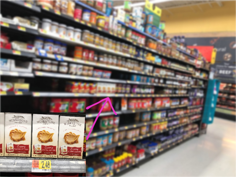 Windstone Farms Peanut Butter Packets at Walmart