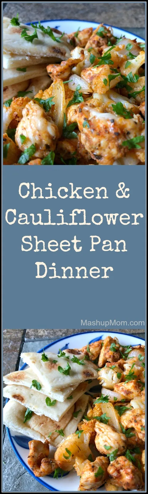 chicken & cauliflower sheet pan dinner