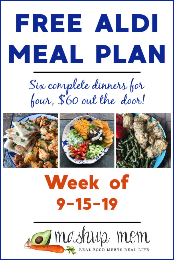 free aldi meal plan week of 9/15/19