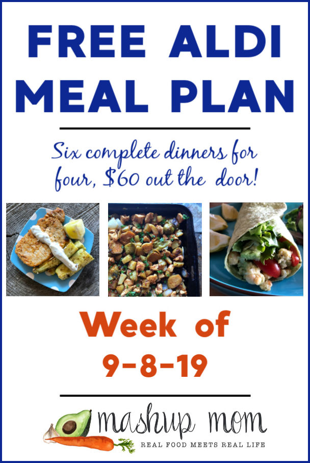 free aldi meal plan week of 9/8/19