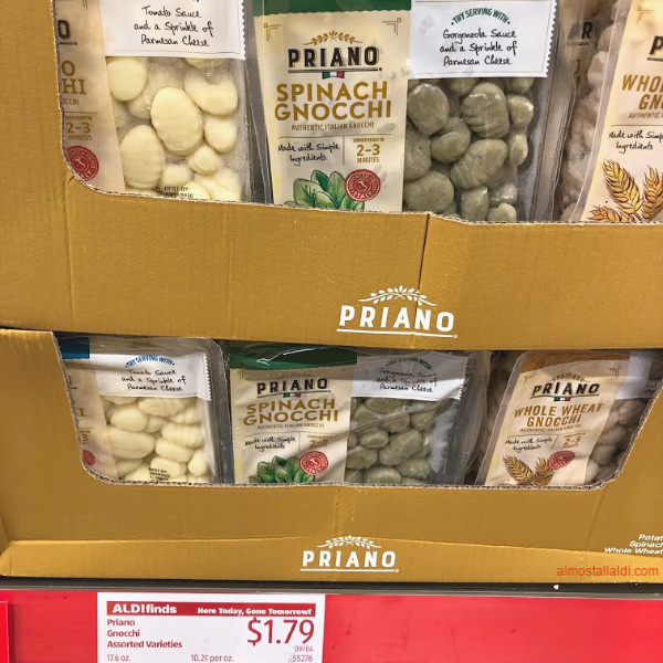 priano gnocchi at aldi