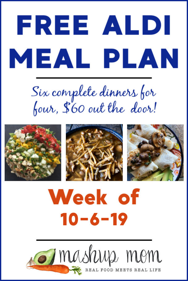 free aldi meal plan week of 10/6/19