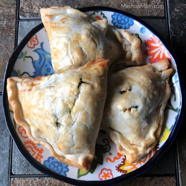 plate of three hand pies