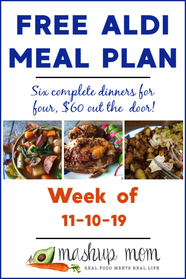 aldi meal plan week of 11/10/19