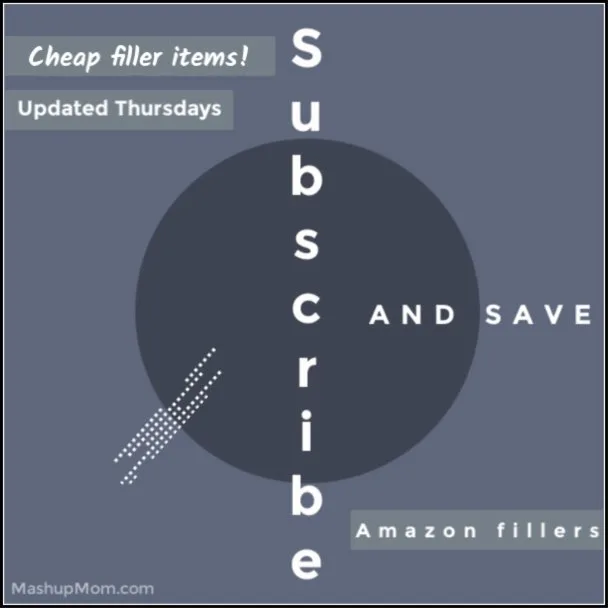 cheap subscribe & save filler items on Amazon