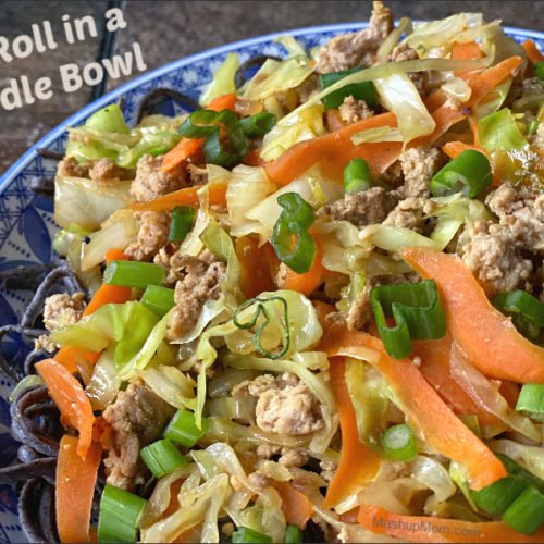 Egg Roll in a Noodle Bowl is still low carb!