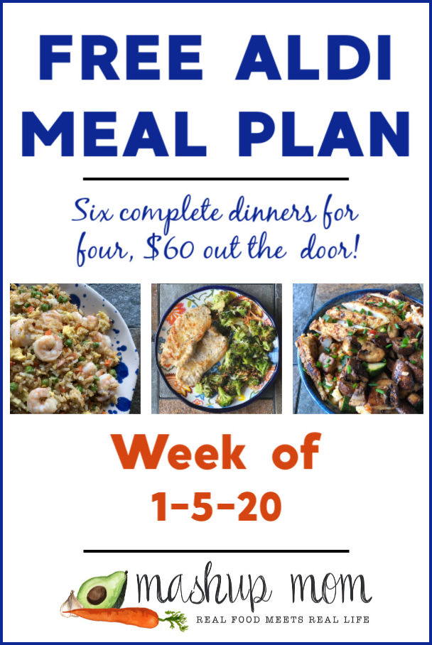 free ALDI meal plan week of 1/5/20