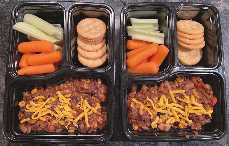 use vegetarian chili for meal prep