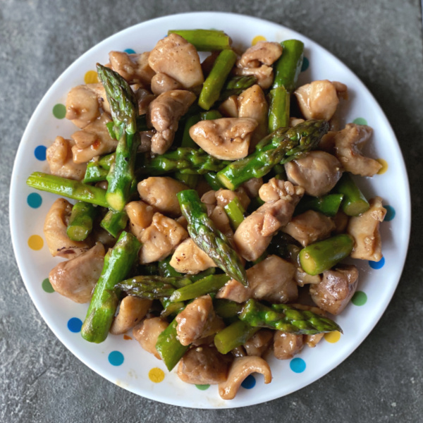 stir fried chicken and asparagus 25 minute dinner