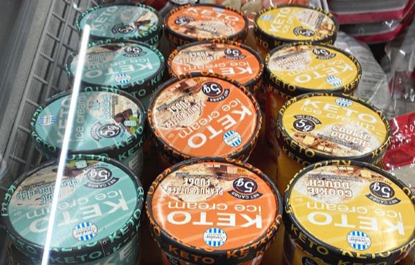 keto ice cream pints at ALDI