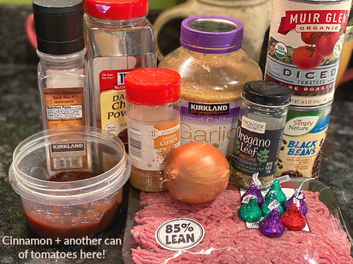 chocolate chipotle chili ingredients