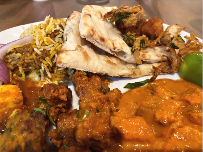 Indian food from the best buffet