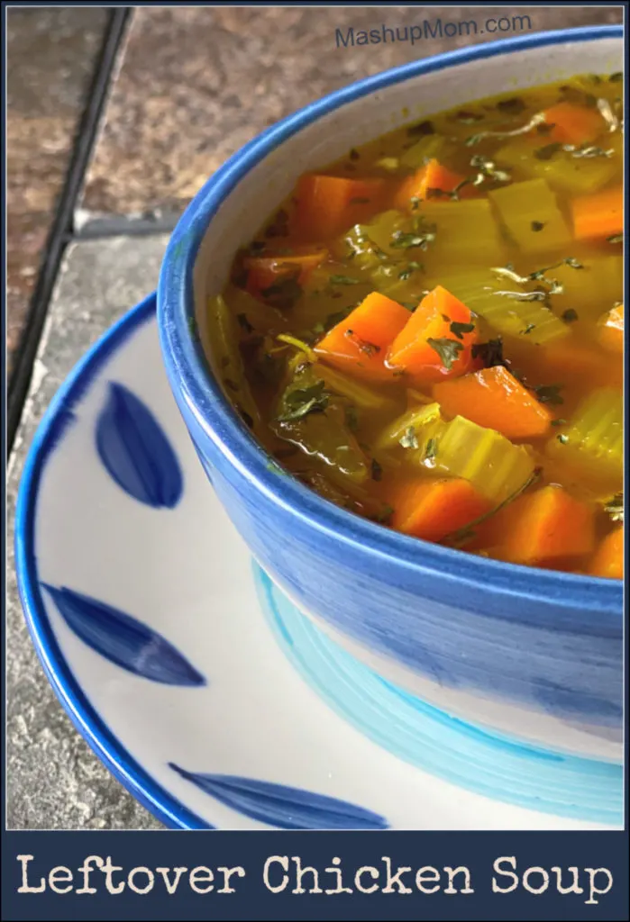 Leftover chicken soup is a basic good: Comfort food for crazy times. It's so easy to make a pot of homemade chicken soup, and so much better (and better for you) than canned. 