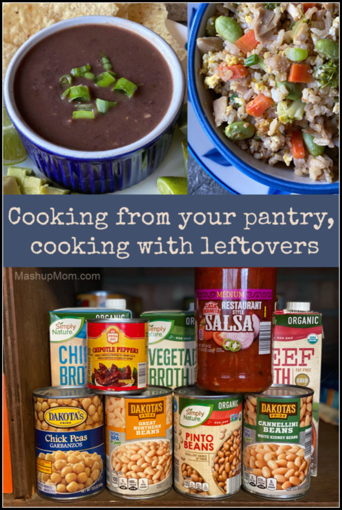 Cooking from your pantry, cooking with leftovers: Recipe ideas to help you make do with what you have, when meal planning isn't in the cards.