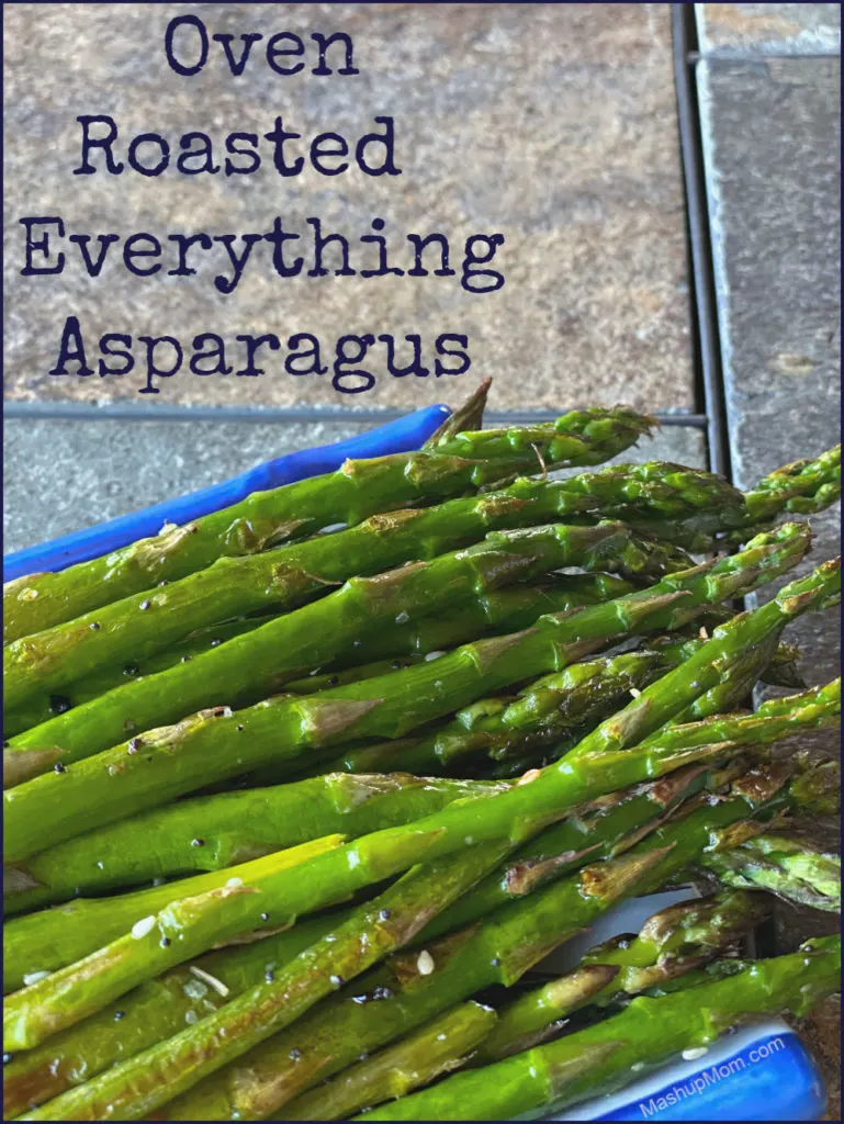 roasted everything bagel asparagus