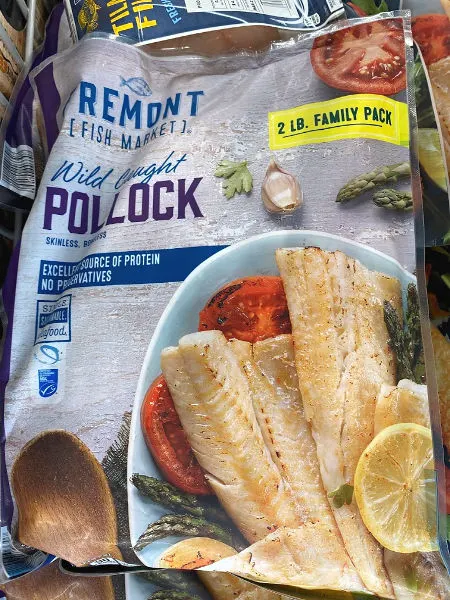 wild caught pollock at ALDI