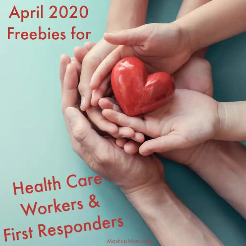 Freebies for healthcare workers and first responders during the covid-19 outbreak, April 2020.