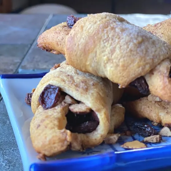 mock rugelach made with crescent roll dough
