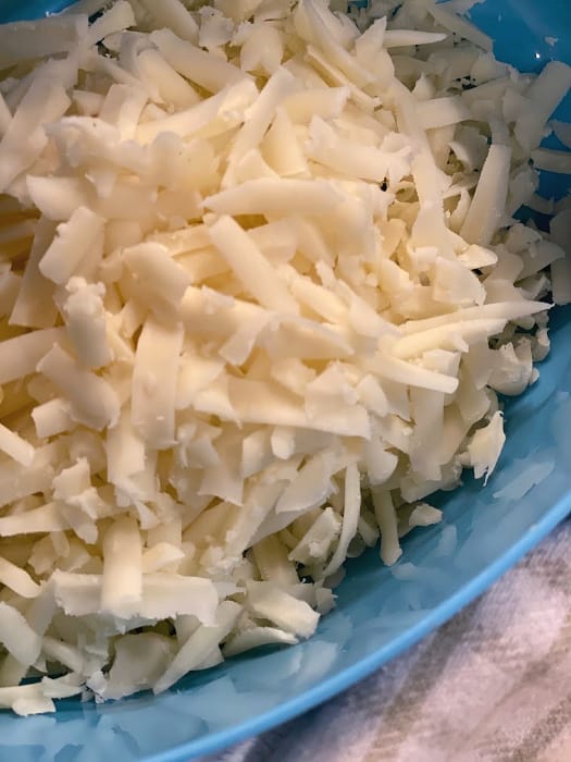 shredded mozzarella