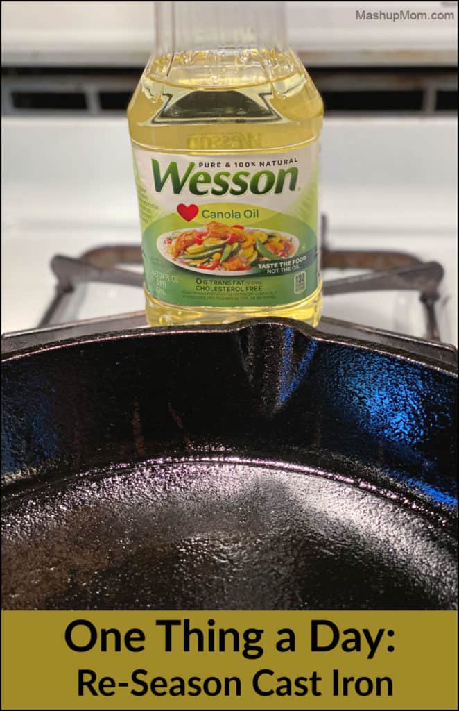 DIY Cast-Iron Skillet Seasoning