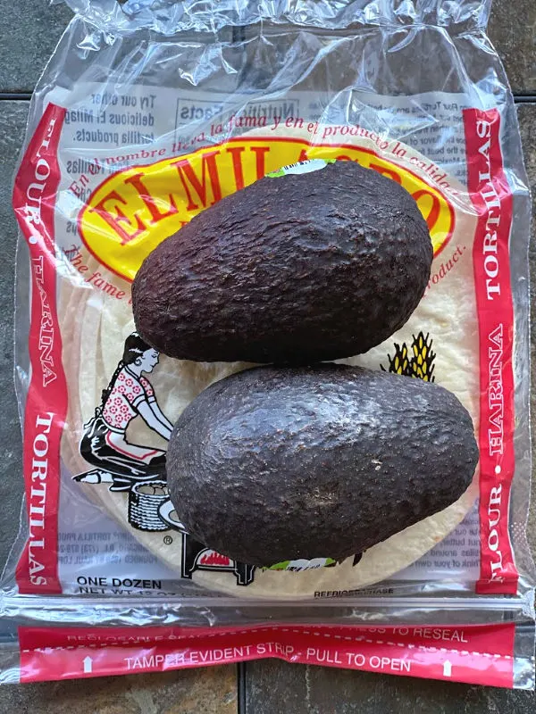 avocados and tortillas