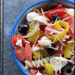 Pepperoni Pizza Pasta Salad packs all your favorite toppings in a cool summer's meal.