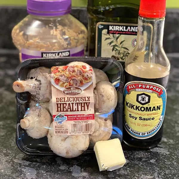 garlic soy mushrooms ingredients