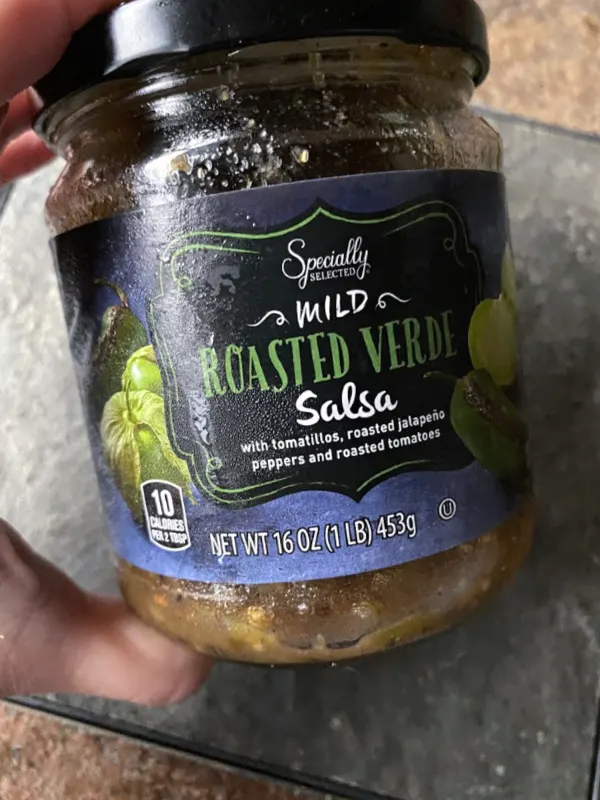 jar of salsa verde from aldi