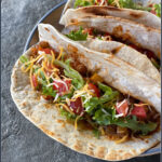 Vegetarian chipotle lentil tacos!