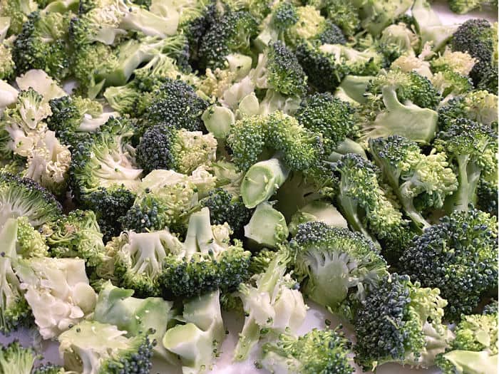 chopped broccoli