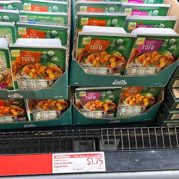 earth grown tofu at ALDI