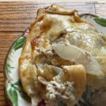 leftover chicken hand pies with mushrooms & mozzarella