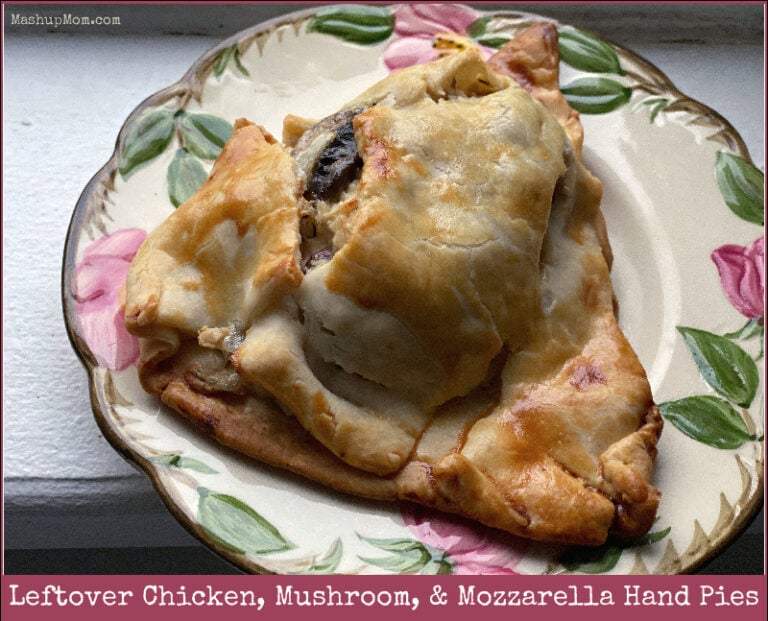 Leftover Chicken, Mushroom, & Mozzarella Hand Pies
