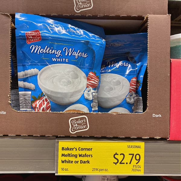 melting wafers at ALDI