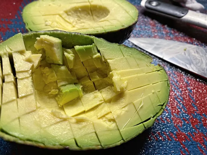 dice an avocado