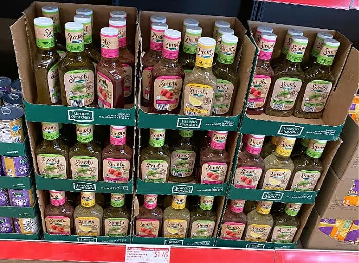 Simply dressings in this week's ALDI Finds