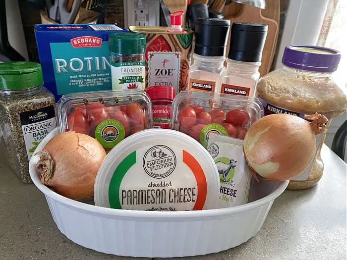 goat cheese and tomato pasta ingredients