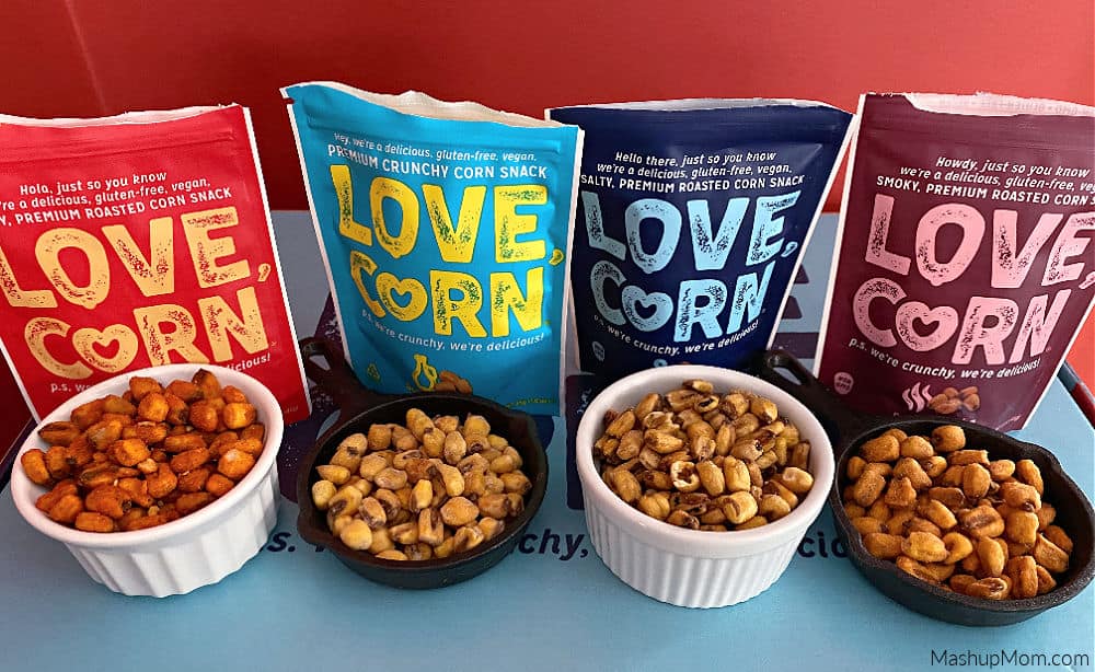 LOVE CORN crunchy corn snacks, a review!