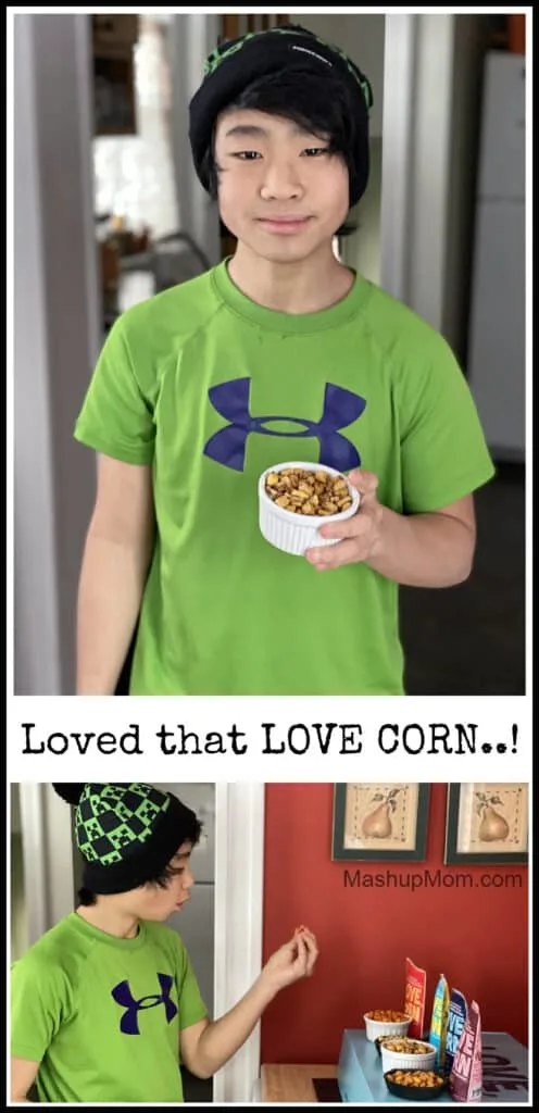 LOVE CORN crunchy corn snacks, a review!