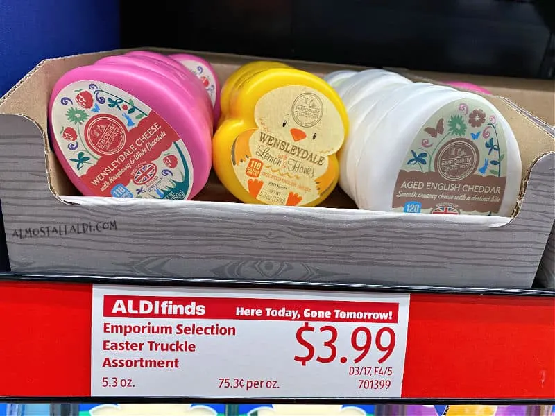 easter cheese in this week's ALDI Finds