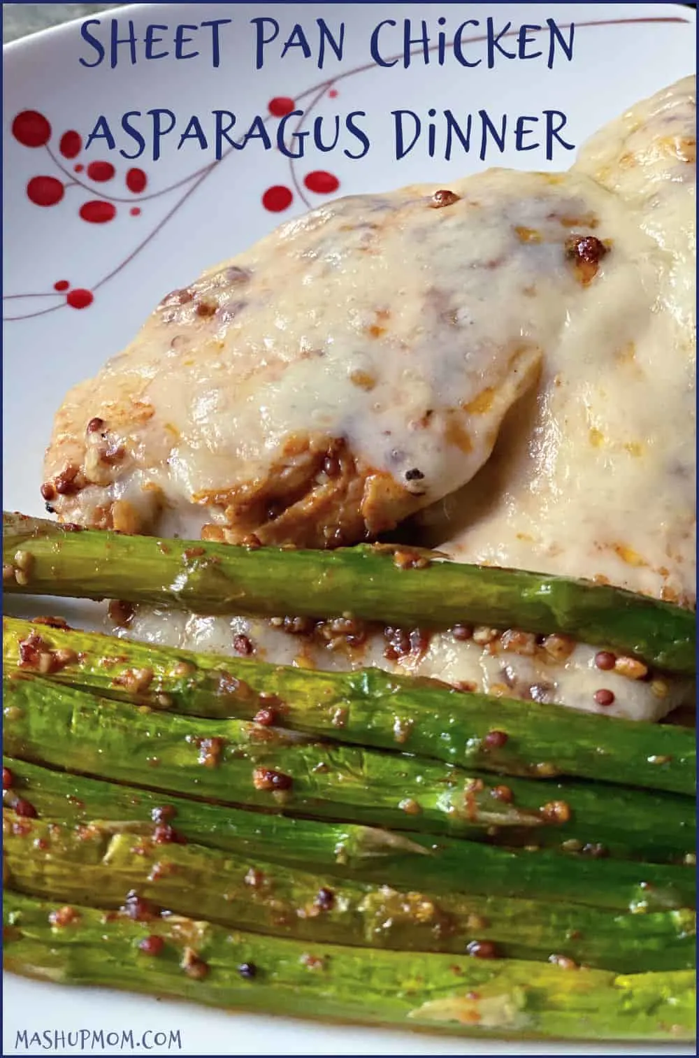 Sheet pan chicken asparagus dinner is an easy, keto friendly one pan weeknight meal.