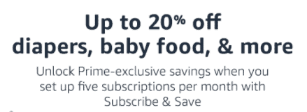 The 8 Best  Subscribe & Save Deals for Parents