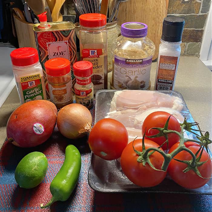mango tomato salsa chicken ingredients