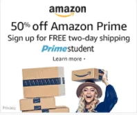 student Prime is half price