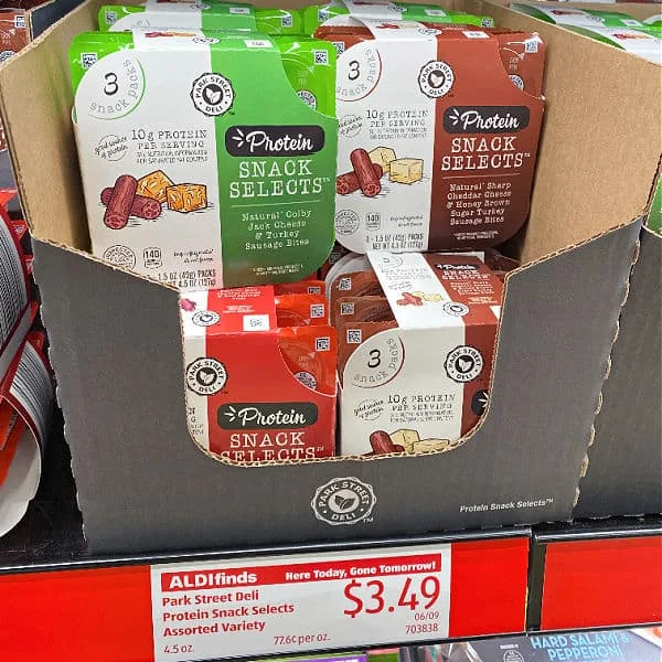 protein snacks at ALDI