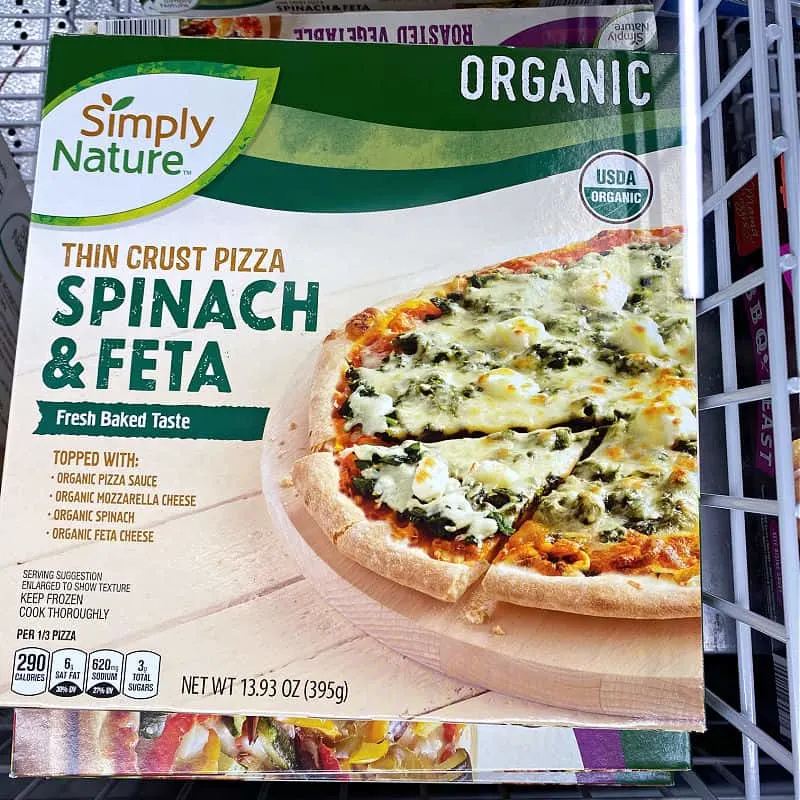 simply nature organic spinach pizza