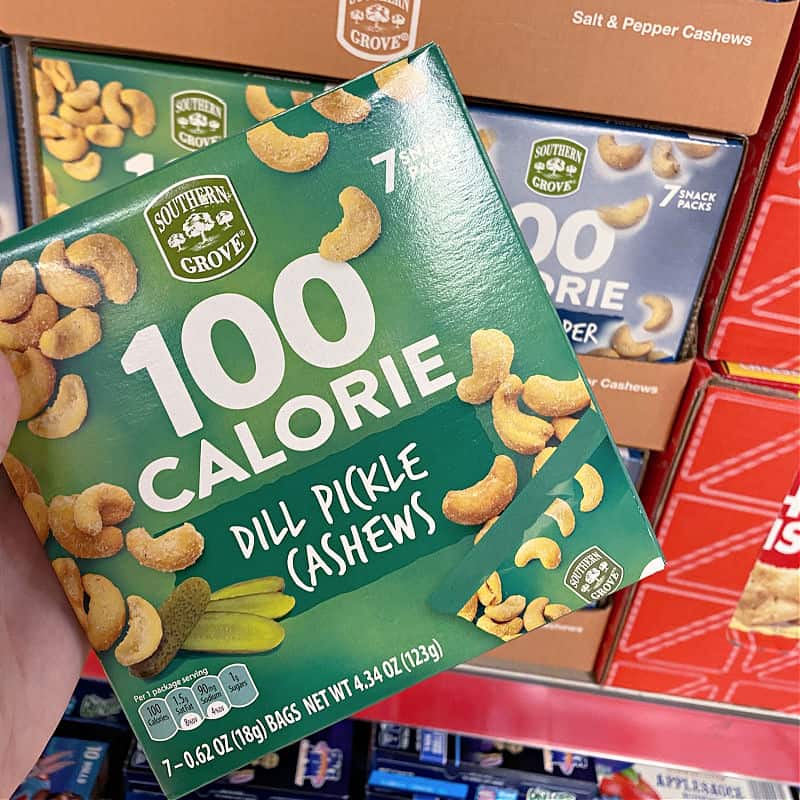 pickle cashews in this week's ALDI Finds