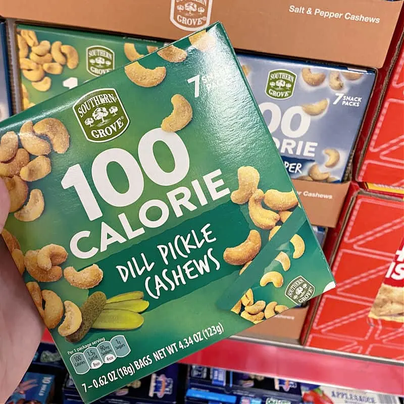 pickle cashews in this week's ALDI Finds